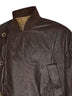 Brown calf leather Jovan bomber jacket