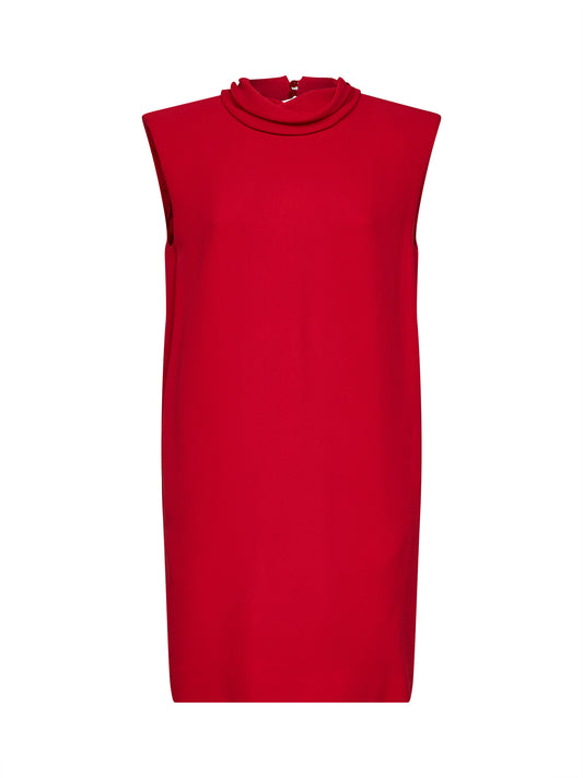 Red Cady Couture mini dress