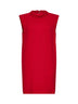 Miniabito in Cady Couture rosso