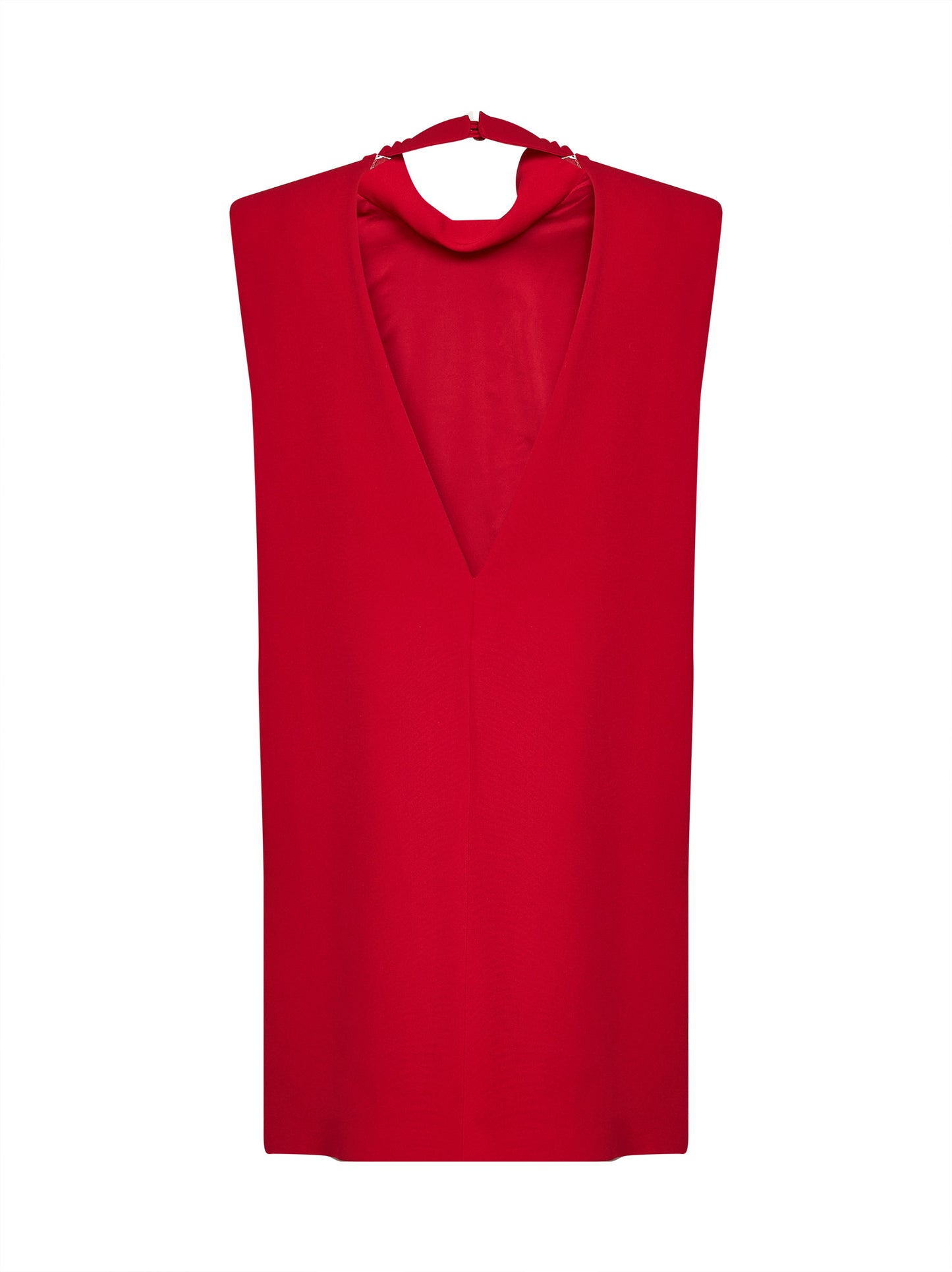 Miniabito in Cady Couture rosso