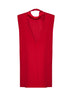 Miniabito in Cady Couture rosso