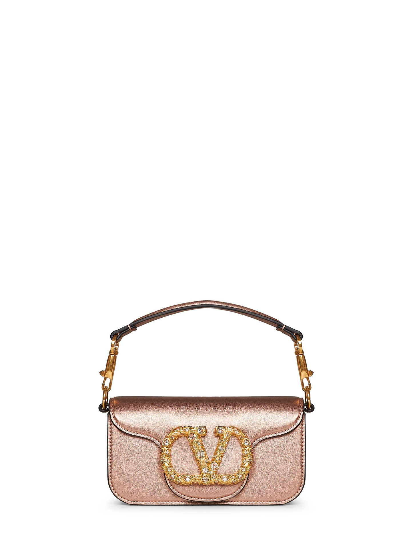 Borsa a spalla piccola Locò rosa