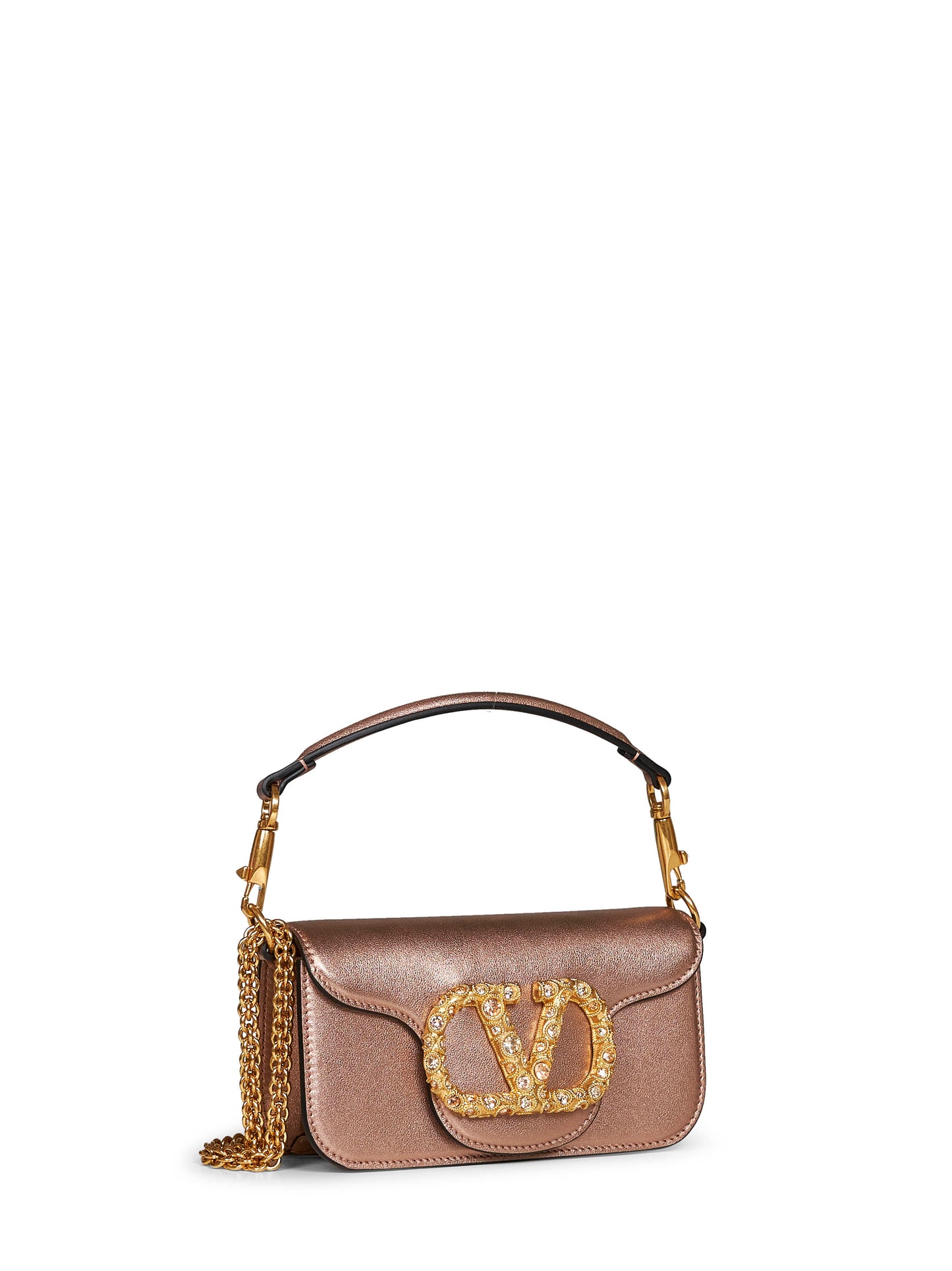 Borsa a spalla piccola Locò rosa