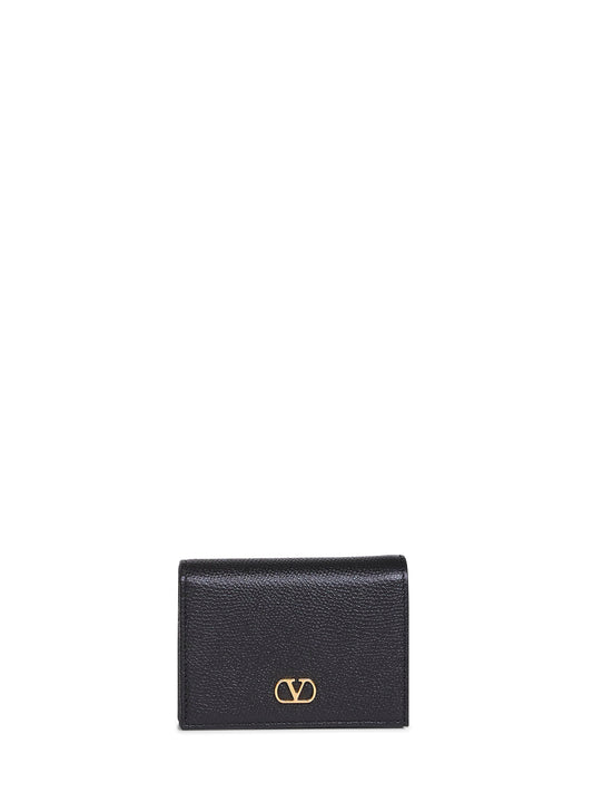 Black VLogo Signature wallet