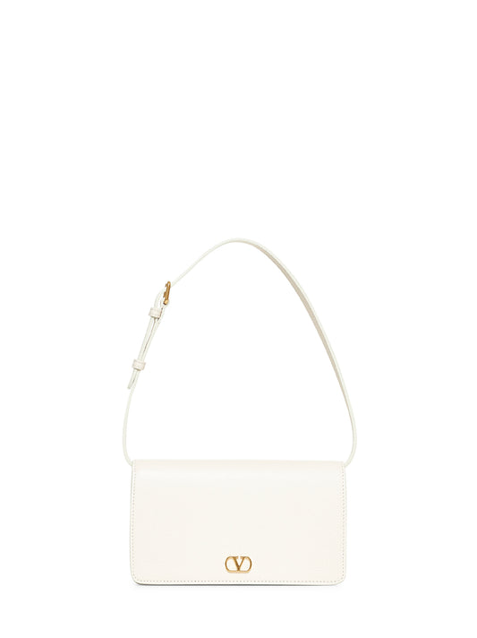 Mini borsa a spalla Vlogo Signature avorio