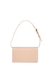 Rose sand Vlogo Signature mini shoulder bag<BR/>