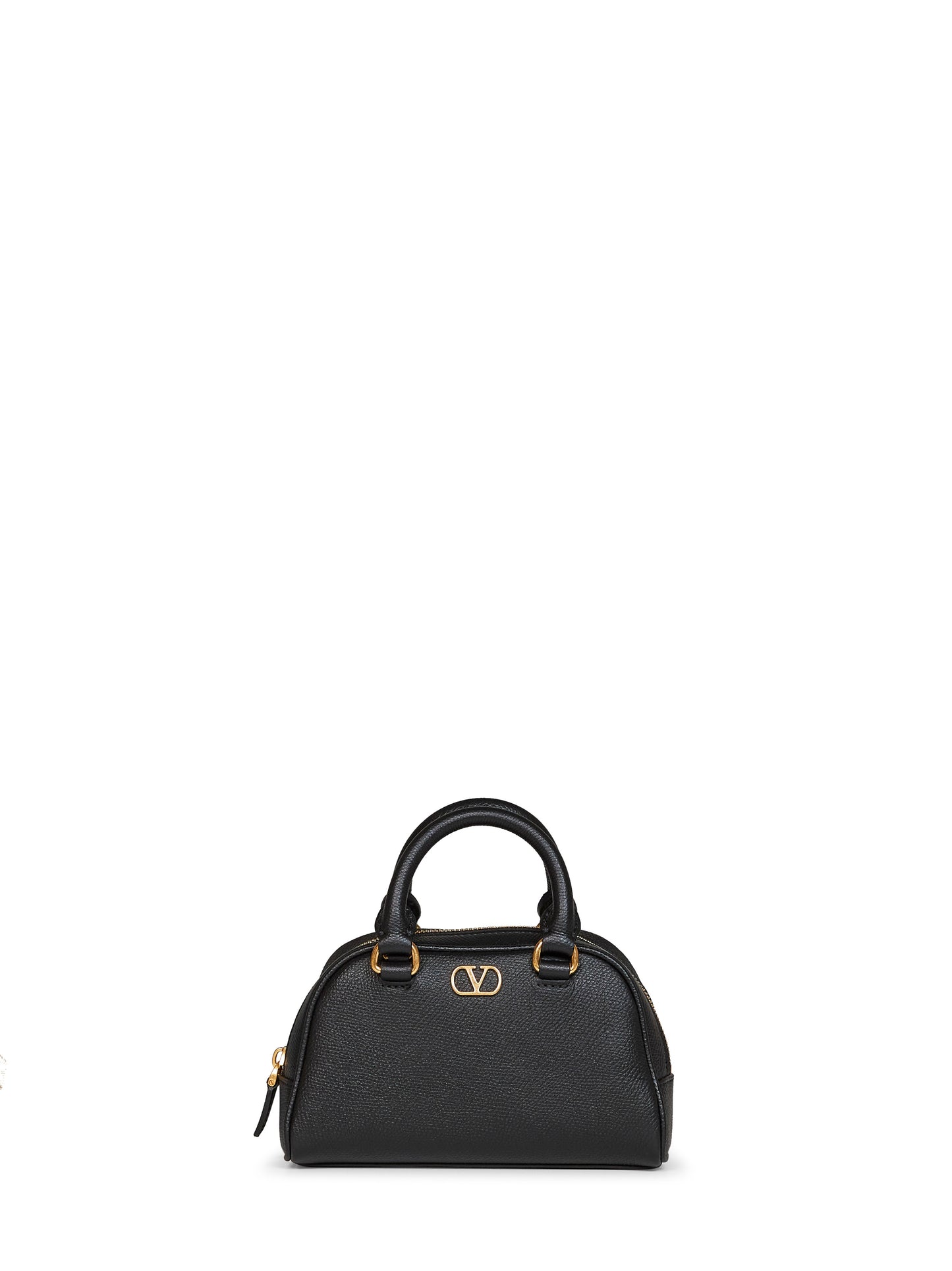 Black VLogo Signature mini dome bag