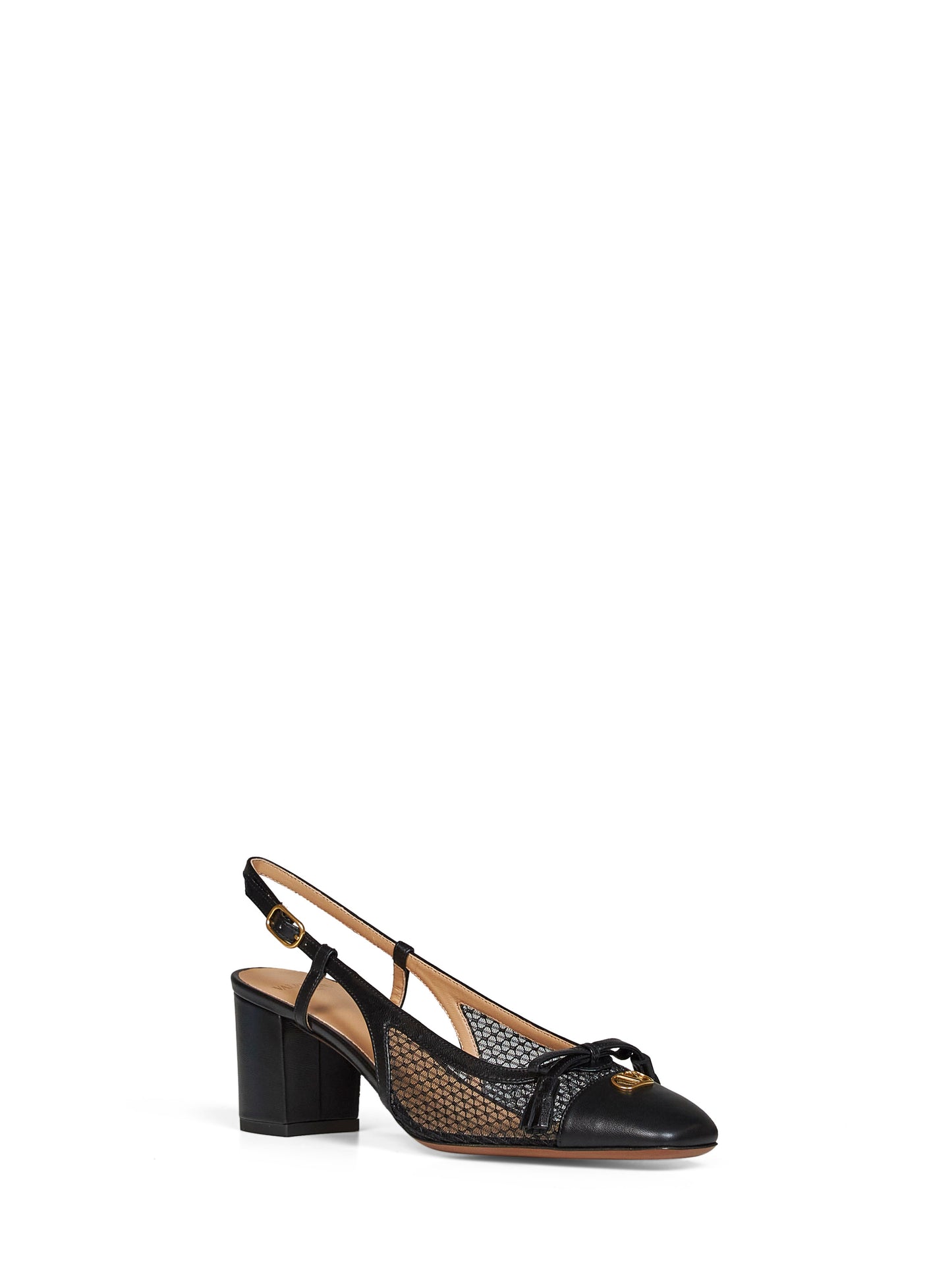 Black Valet Du Roi 60mm slingback pumps
