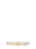 Butter shiny calfskin leather VLogo Signature belt