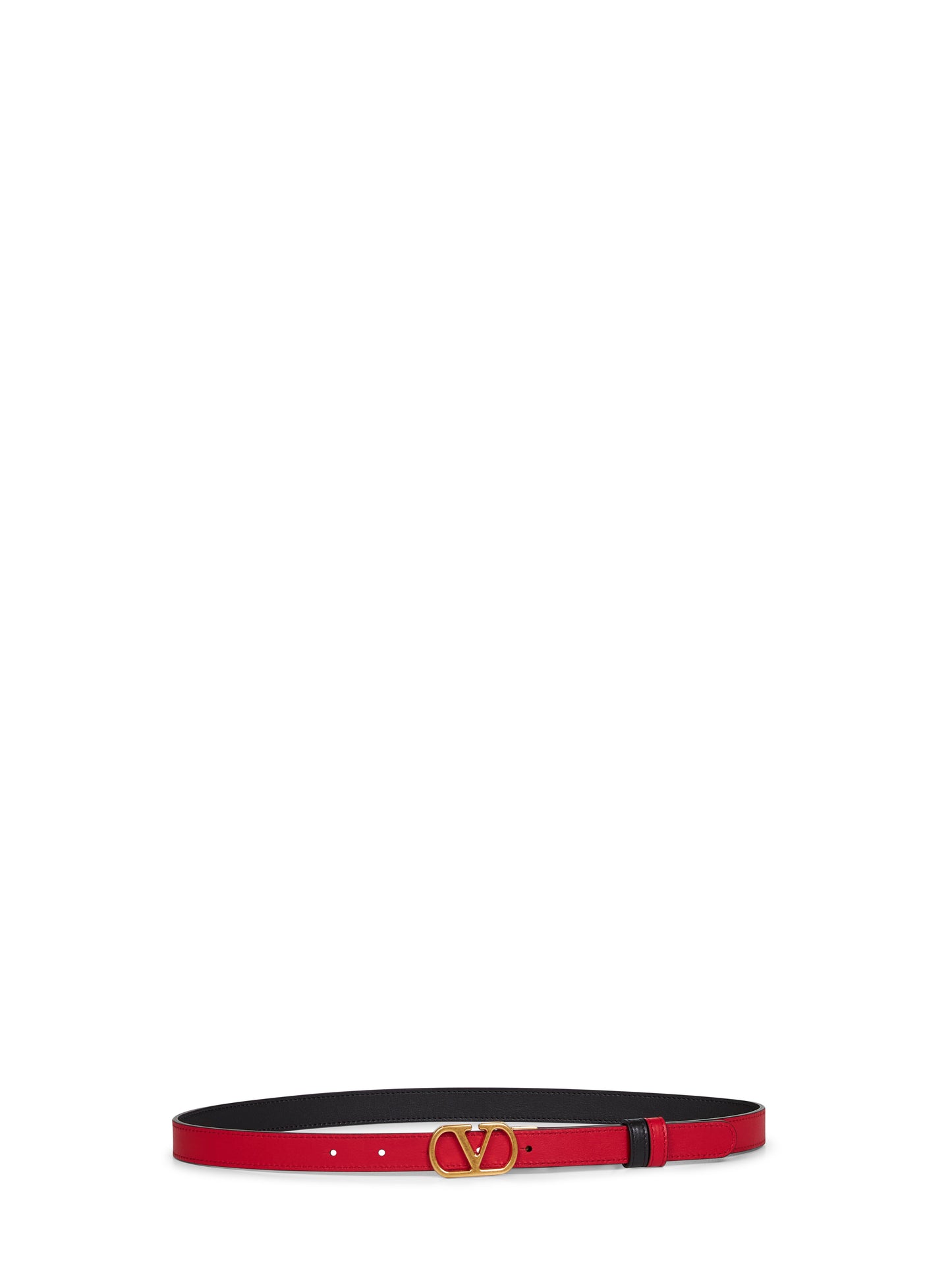 Cintura reversibile VLogo Signature bicolore