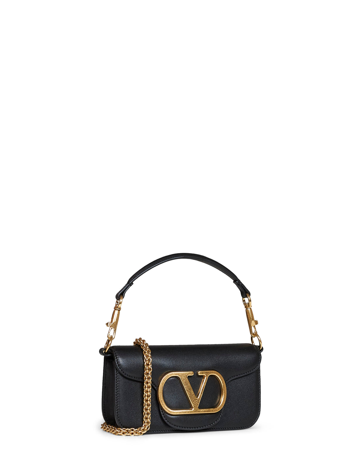 Black Valentino Garavani Locò small shoulder bag