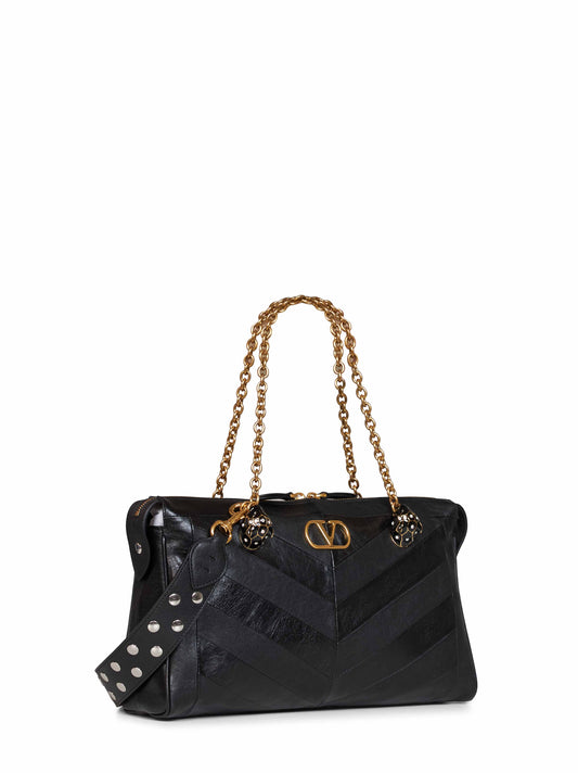 Black Valentino Garavani Panthea shoulder bag