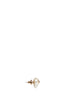 Metal and pearl VLogo Signature earrings