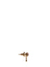 Metal and Swarovski crystals VLogo Signature earrings