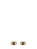 Gold metal VLogo Signature earrings