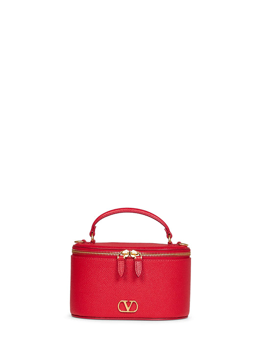 Mini vanity bag VLogo Signature rossa