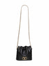 Mini borsa a secchiello VLogo Signature nera