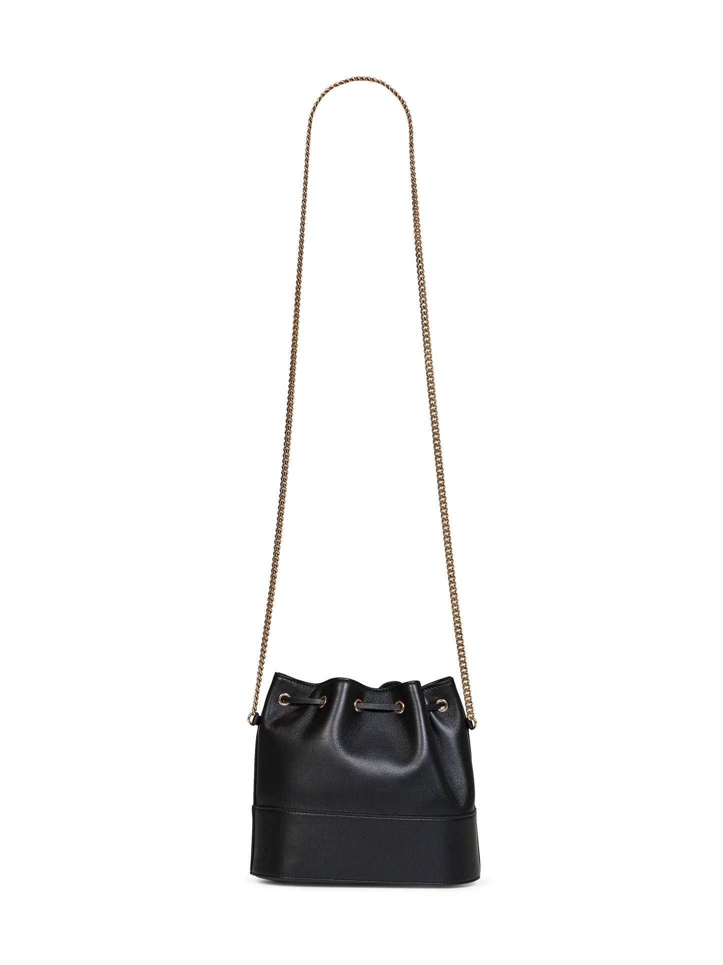 Mini borsa a secchiello VLogo Signature nera