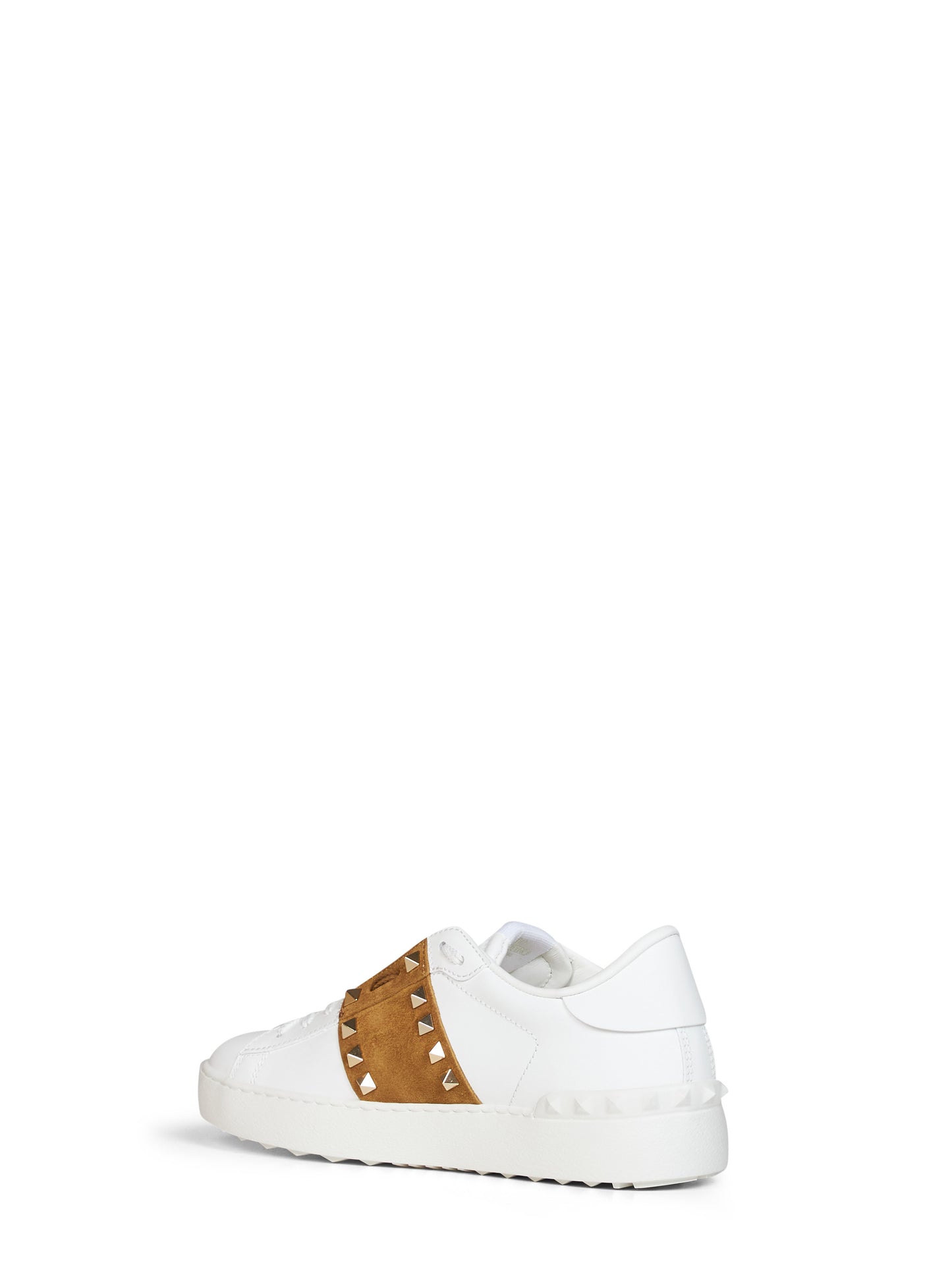 Sneakers Rockstud Untitled bianco e beige havana