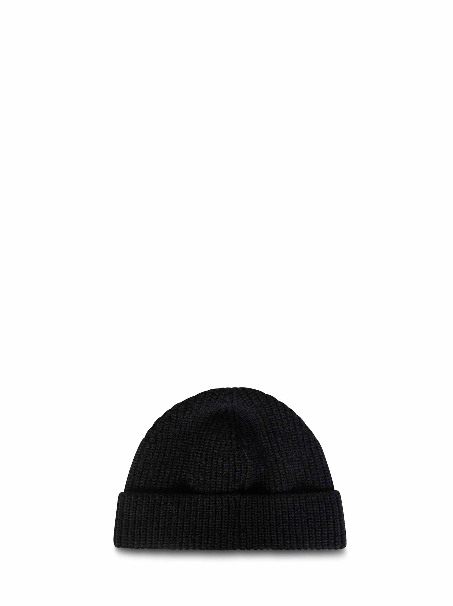 Beanie Knitted VLogo Signature in cashmere nero
