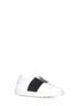 White calfskin Open sneakers