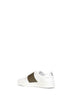 Sneakers Open Royco in vitello nappato bianco e kaki