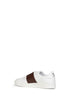 Sneakers Open Royco in vitello nappato bianco e marrone corteccia