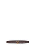 Cintura VLogo Singature in suede marrone