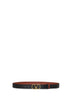 Black and deep caramel VLogo Signature reversible belt
