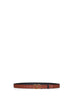 Black and deep caramel VLogo Signature reversible belt