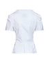 Camicia a maniche corte SS Monday in popeline bianco<BR/>