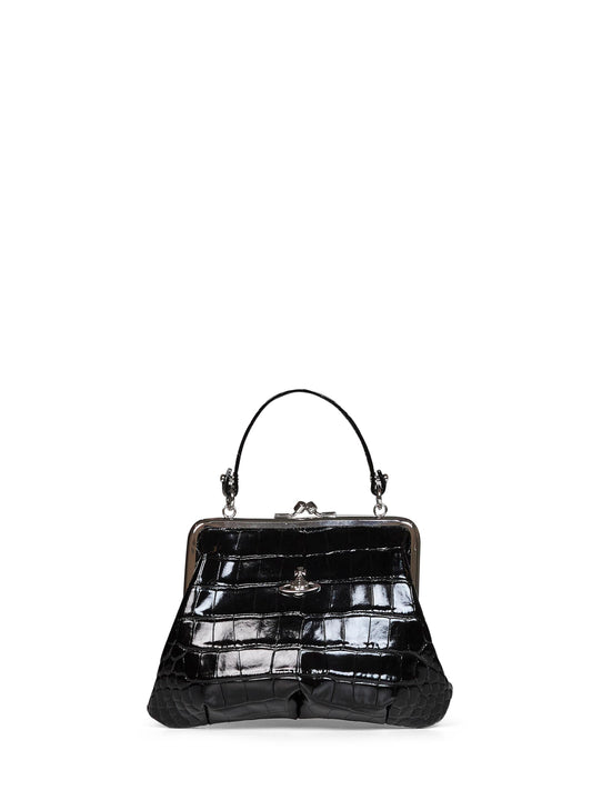 Black Granny Frame handbag