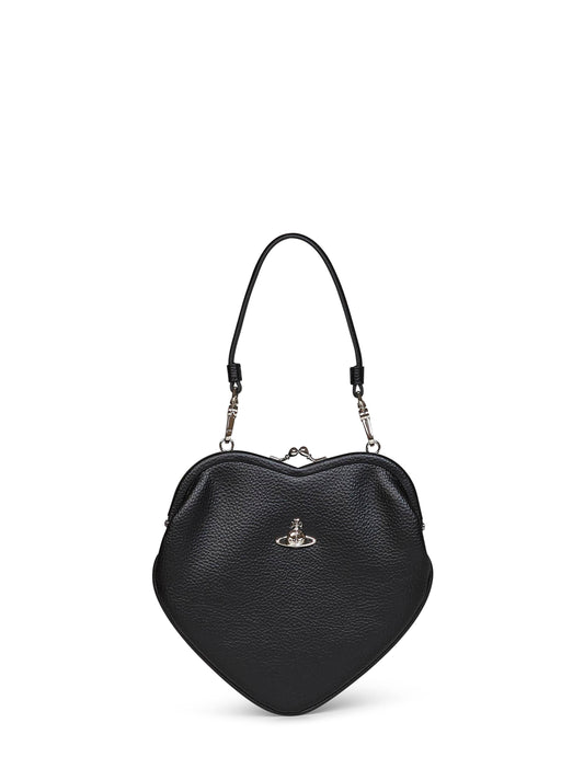 Black Belle Heart Frame handbag