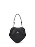 Borsa a mano Belle Heart Frame nera