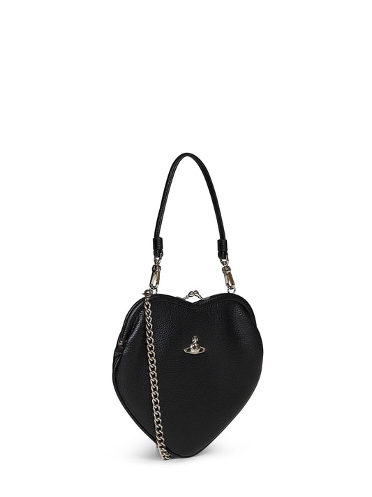 Black Belle Heart Frame handbag