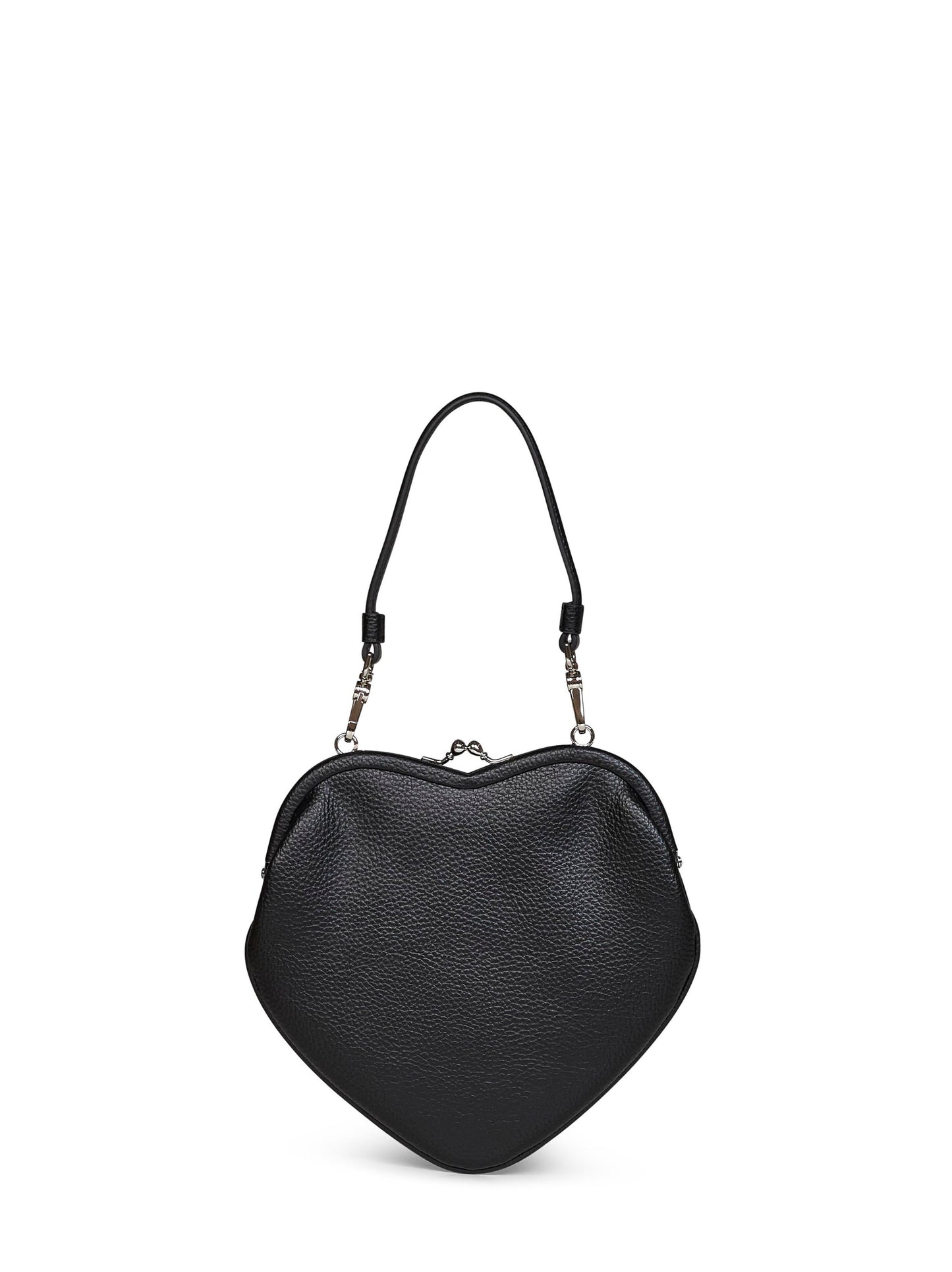 Borsa a mano Belle Heart Frame nera