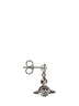 Orecchini New Petite Orb in ottone color argento<BR/>