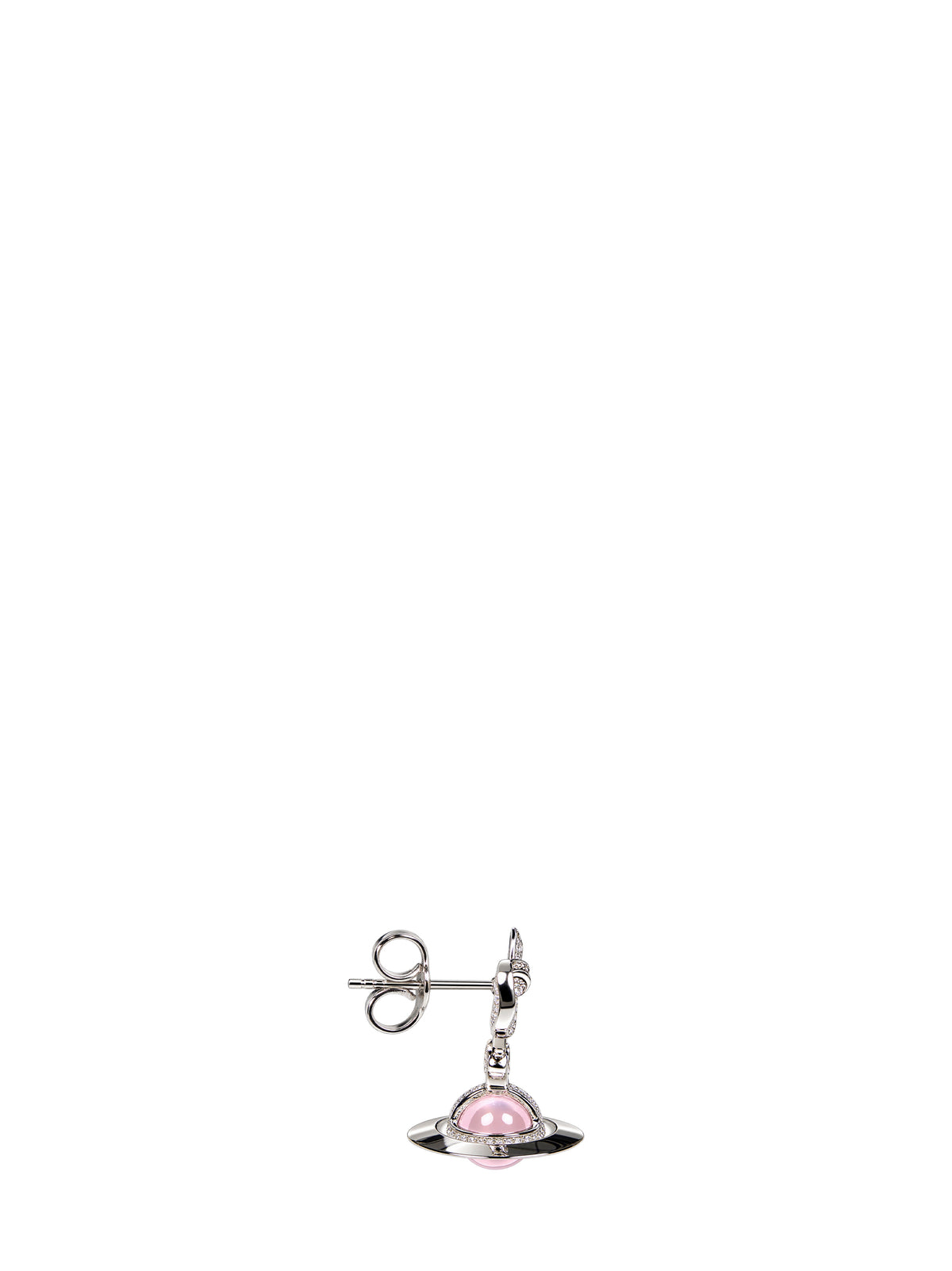 Orecchini con logo Orb Ocatavie color argento<BR/>