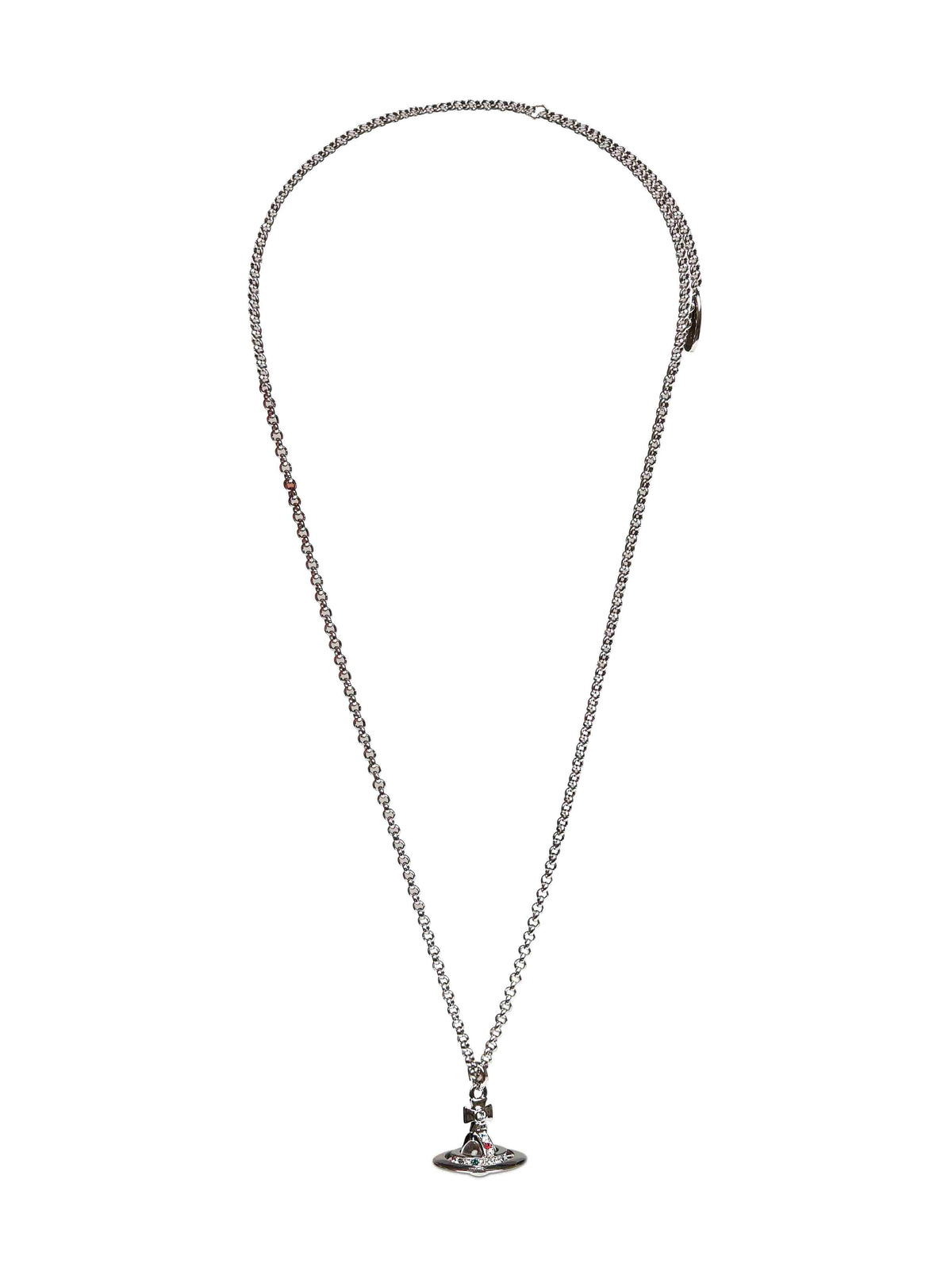 Collana con ciondolo Orb color argento<BR/>
