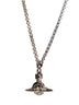 Collana con ciondolo Orb color argento<BR/>