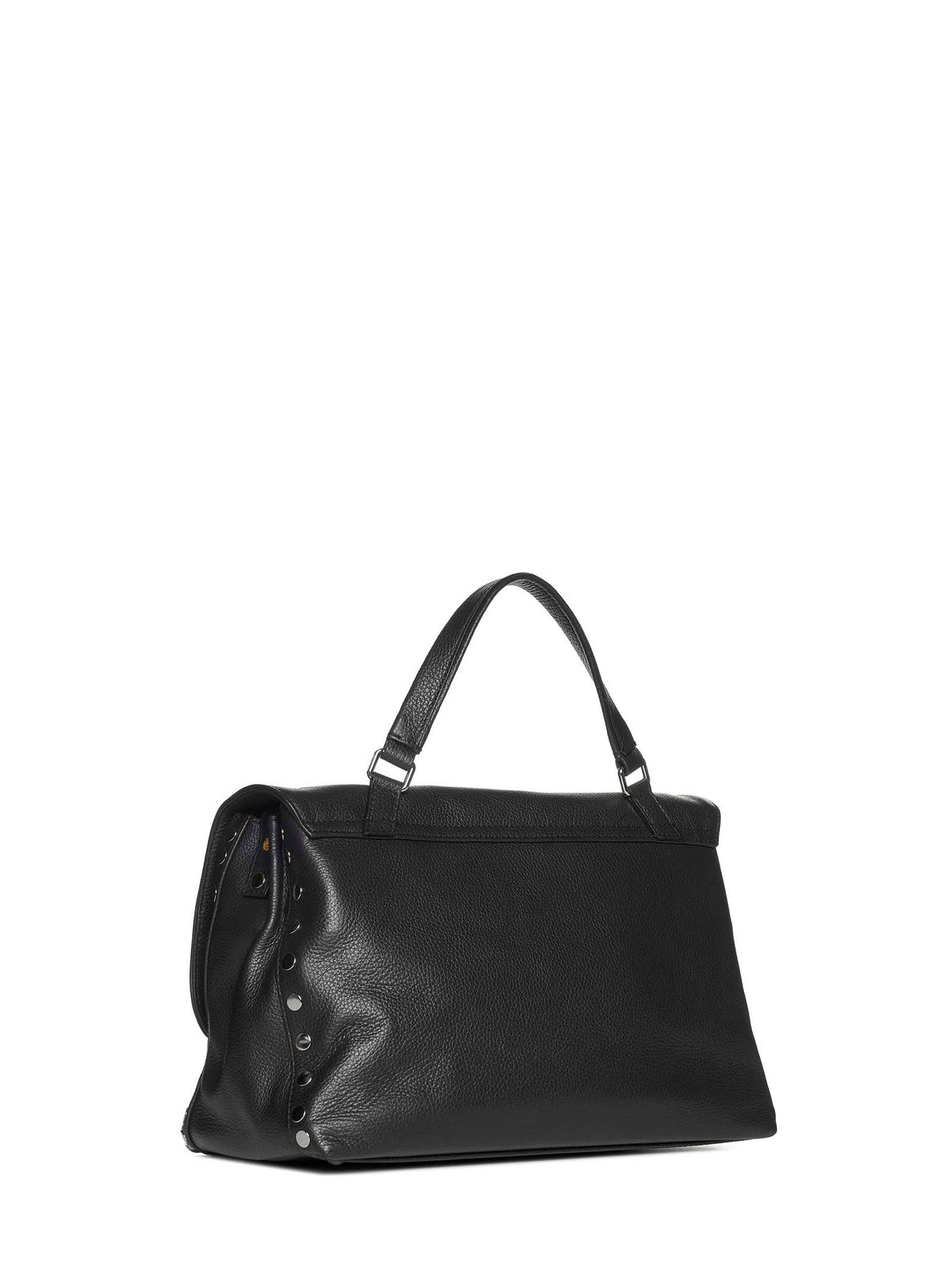 Zanellato Medium Postina Daily black leather bag