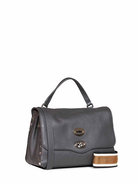 Grey vulcano Small Postina handbag