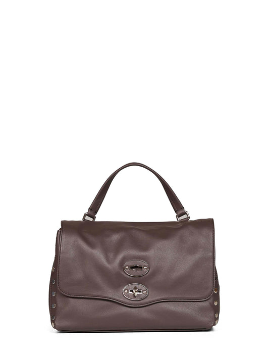Borsa a mano Postina Small marrone marengo