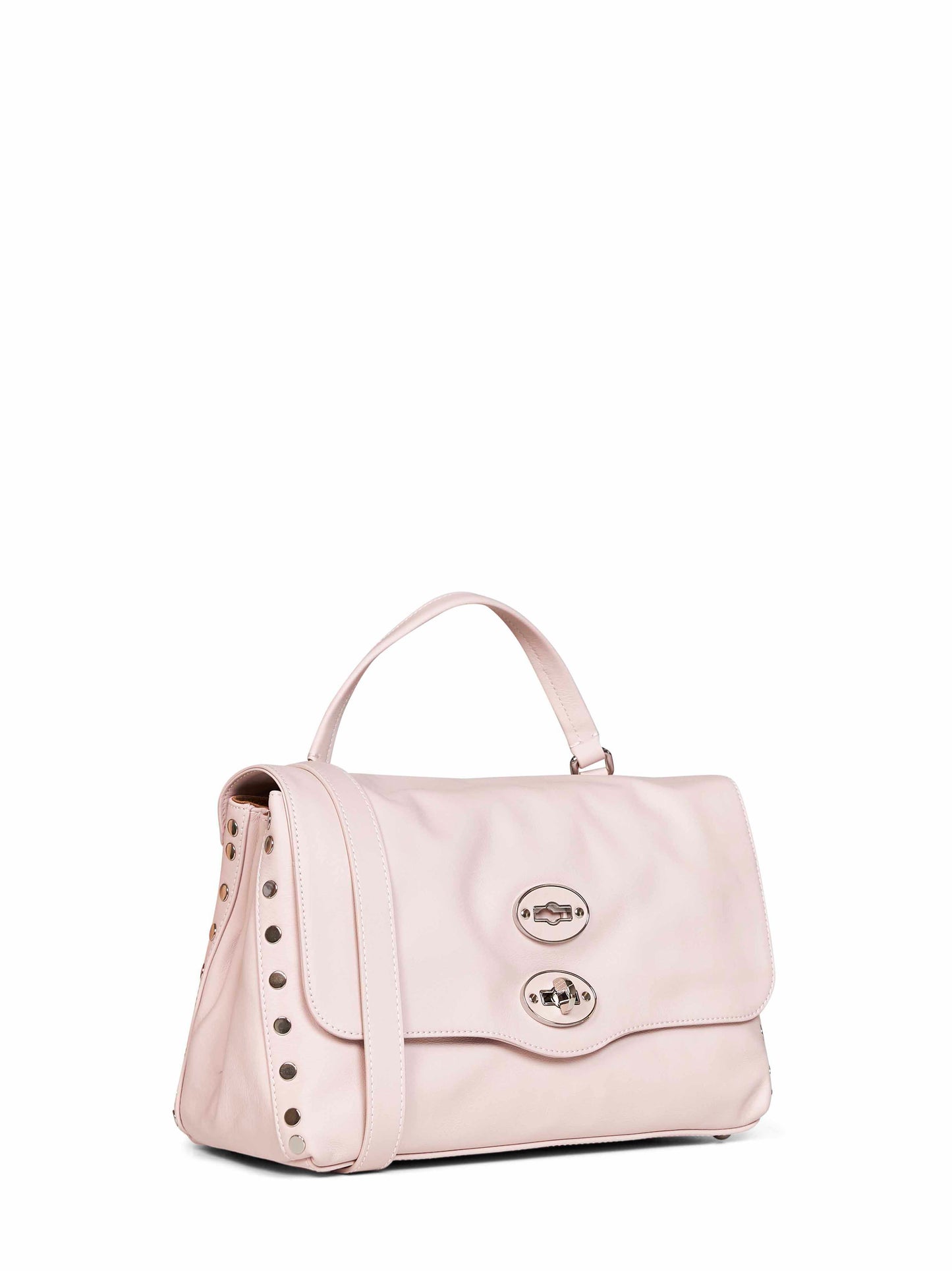 Pink ostrica Small Postina handbag