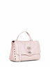 Pink ostrica Small Postina handbag