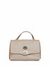 Grey creta Small Postina handbag
