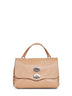 Borsa a mano Postina Small marrone cantucci