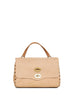 Borsa a mano Postina Small beige San Gimignano
