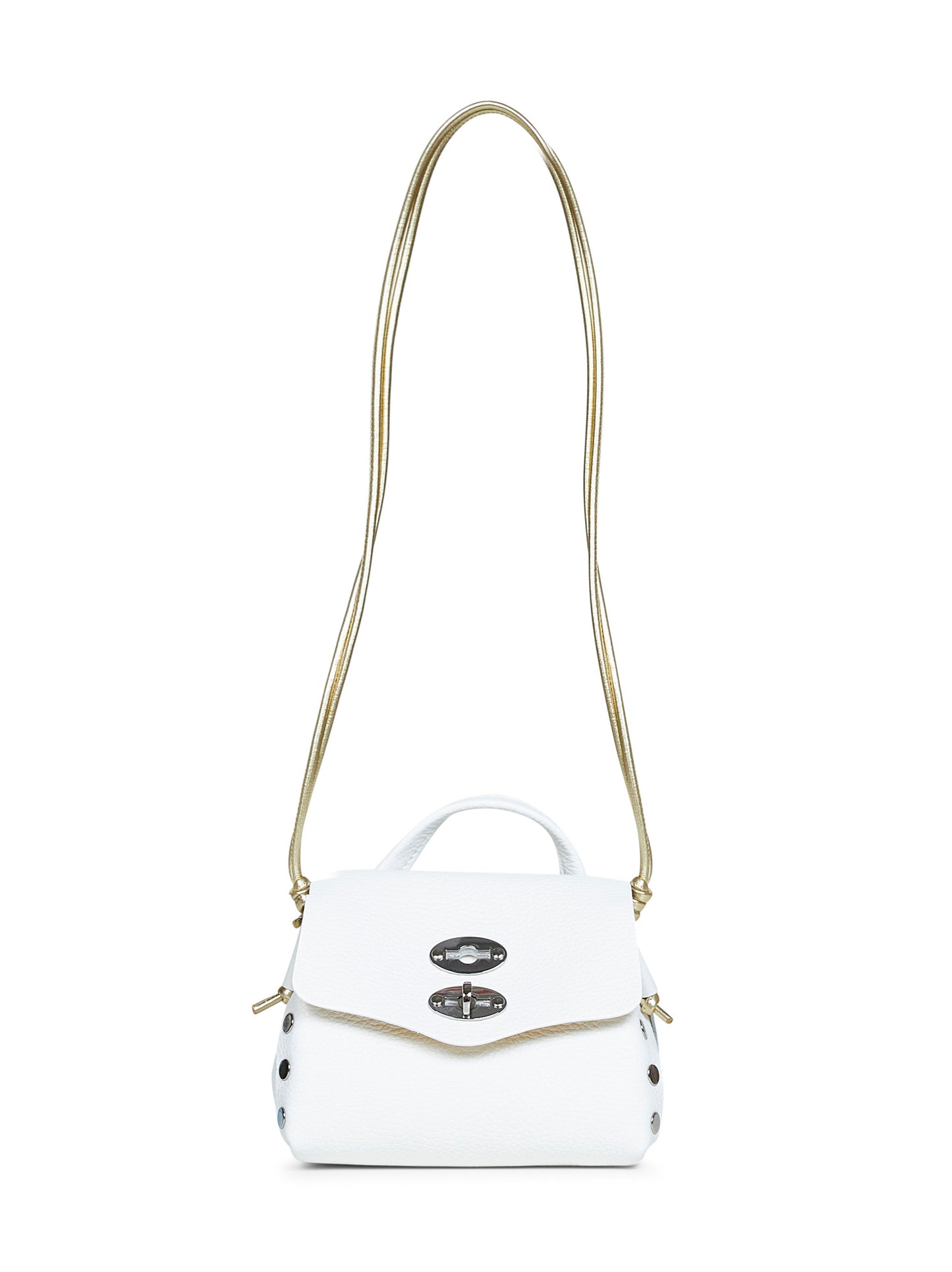 Borsa a mano Postina Super Baby bianco latte