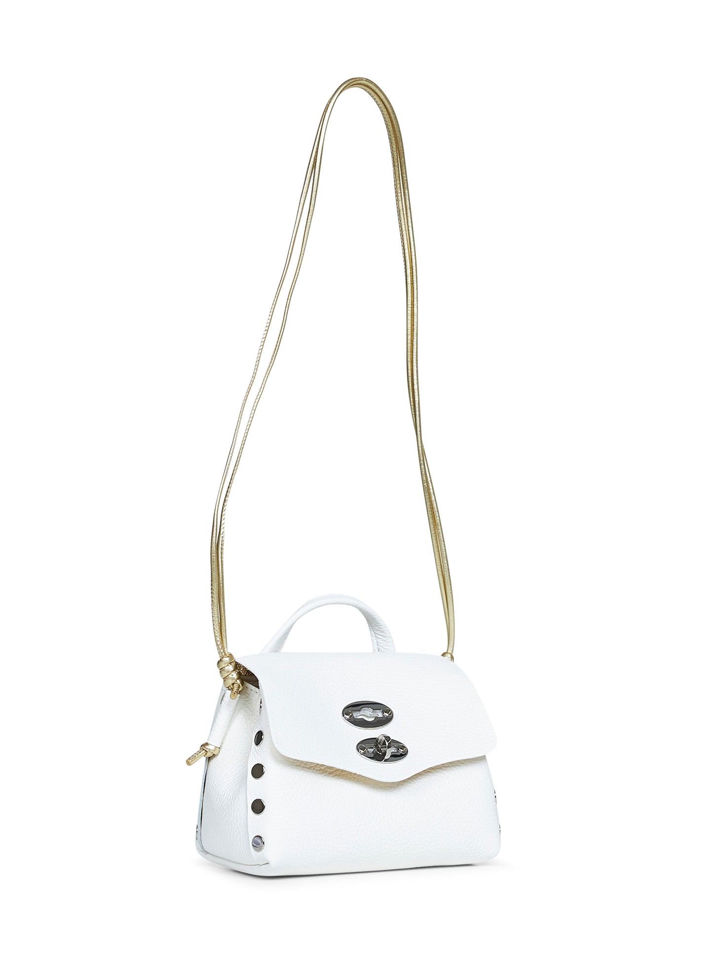 Borsa a mano Postina Super Baby bianco latte